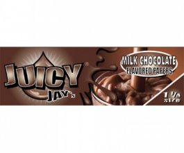 Juicy Jay's ochucené krátké papírky, Chocolate milk, 32ks/bal.